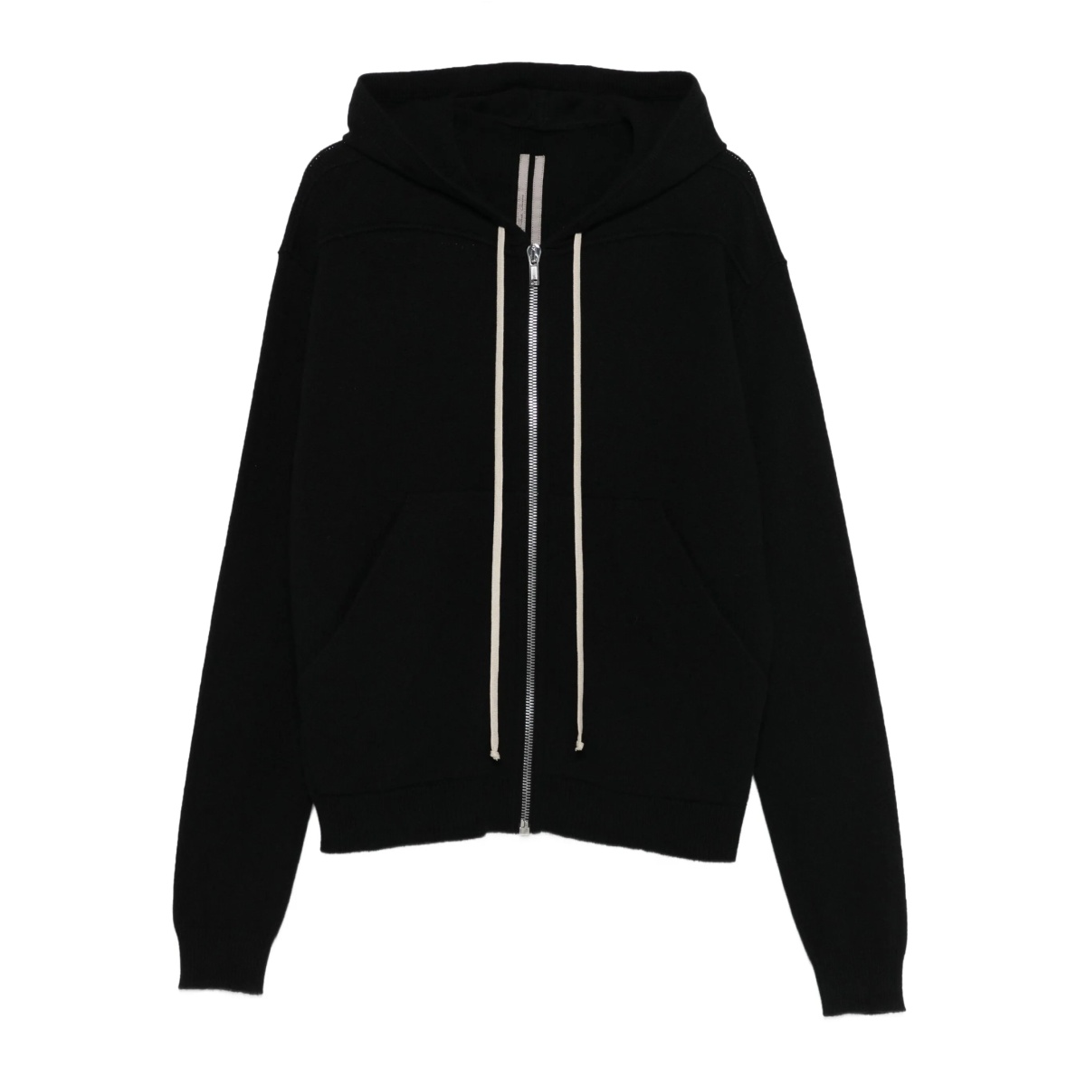 zip-up hooded jacket