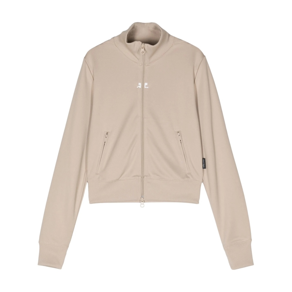 zip-up interlock track jacket