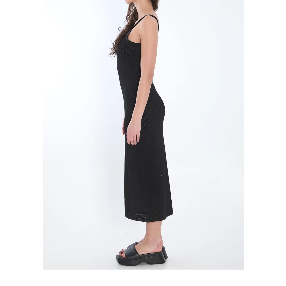3D-logo mesh slip dress - Img 2