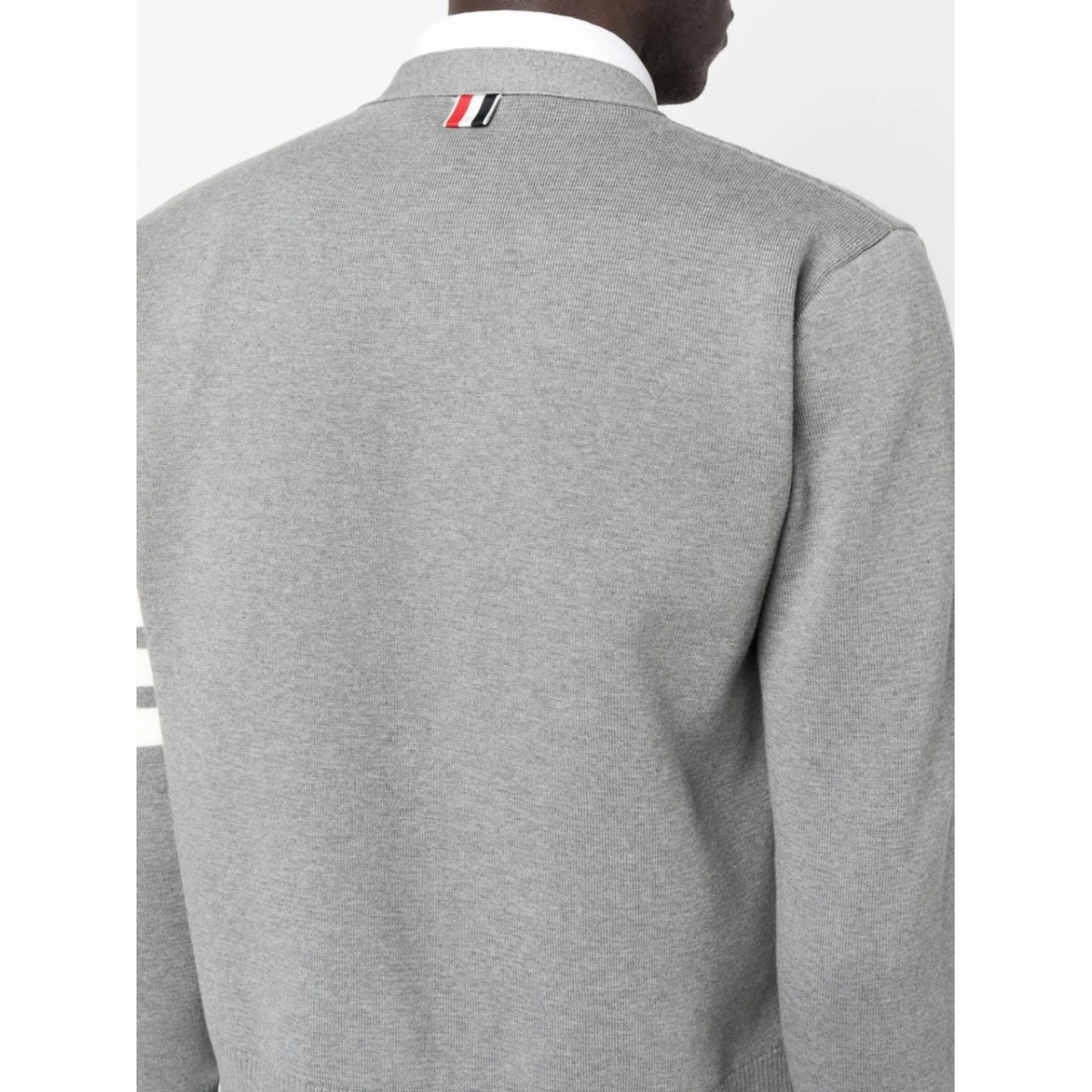 4-Bar striped cardigan - Img 5