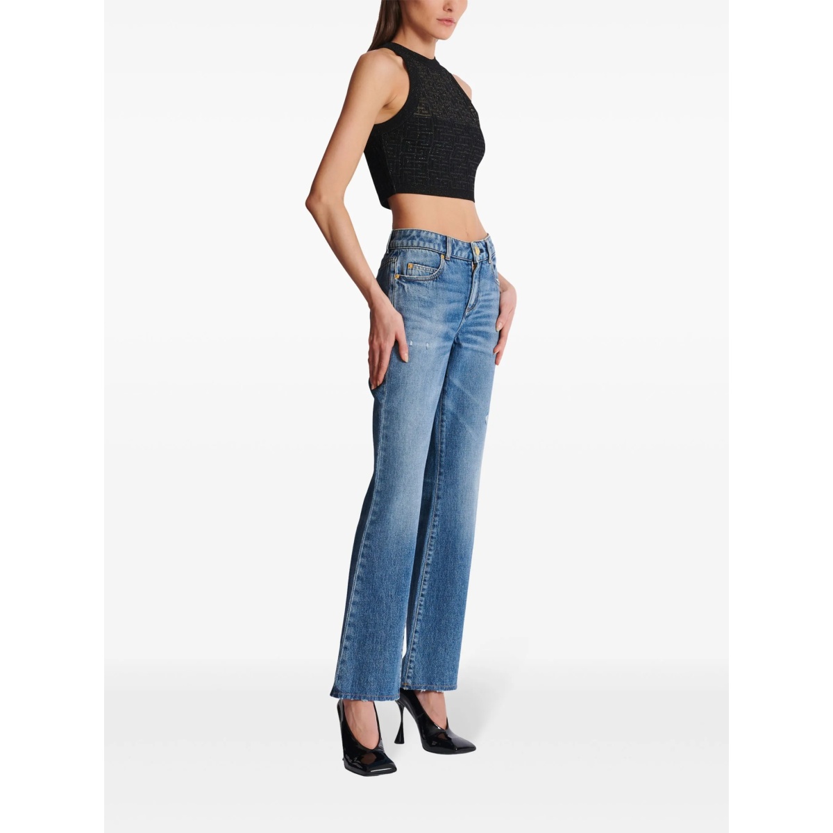 4G halterneck knit top - Img 3