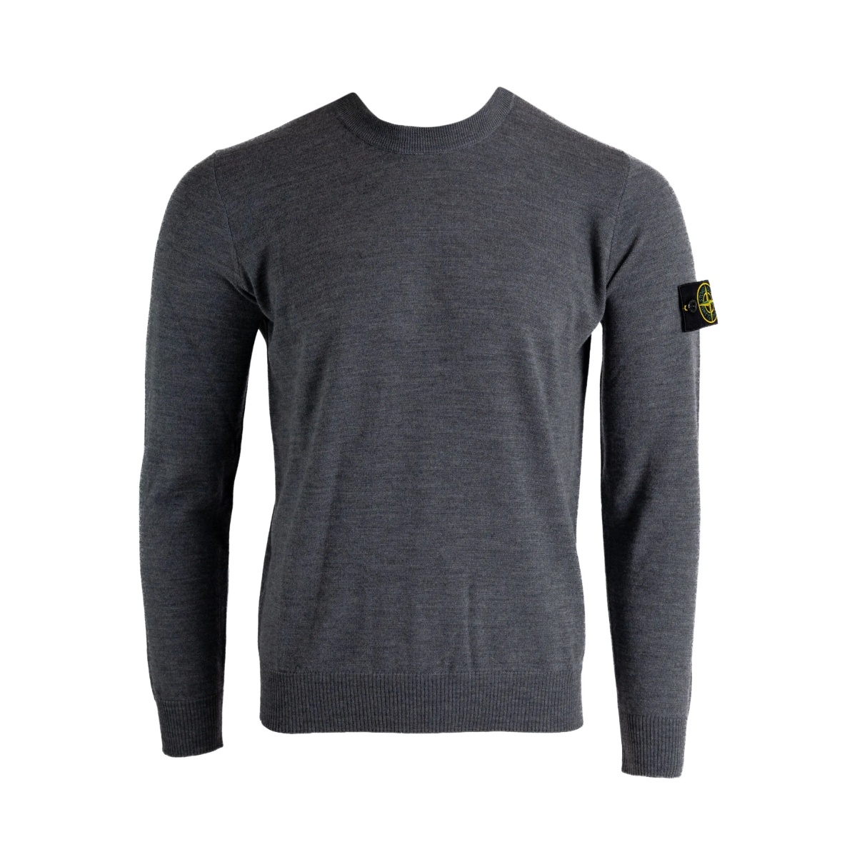 5100071 logo-patch crew-neck sweater