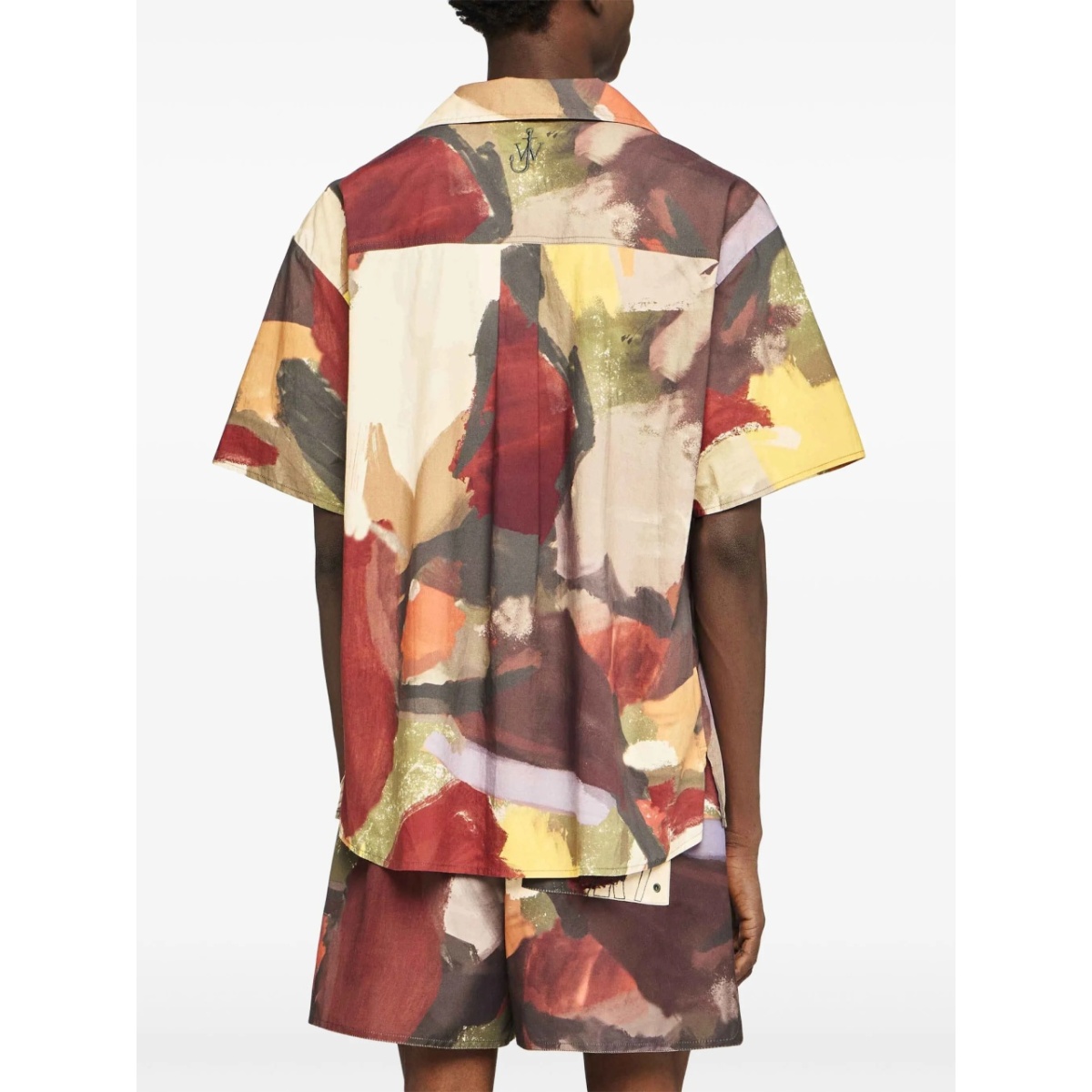 abstract-print cotton shirt - Img 4