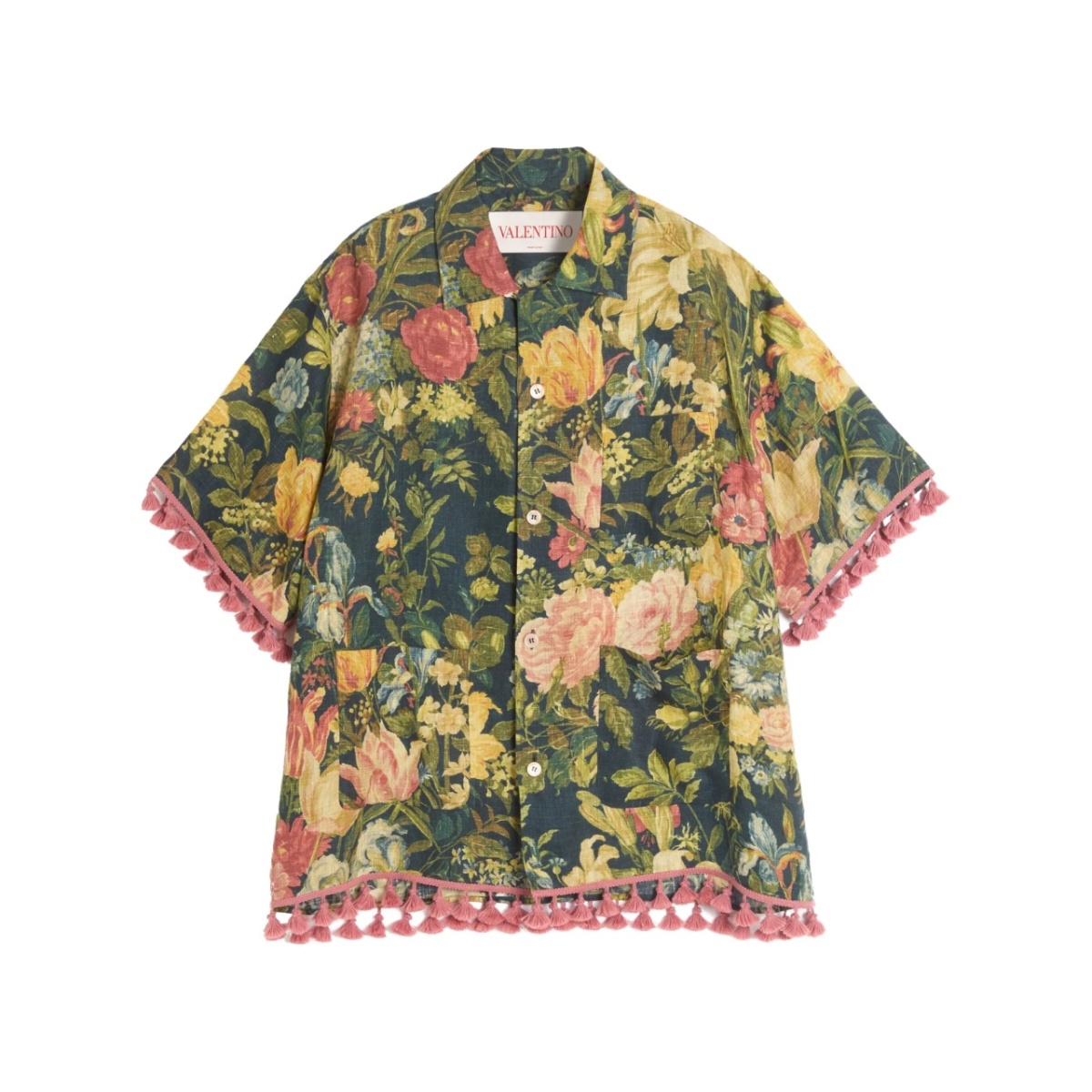 Apres L'Hiver linen bowling shirt
