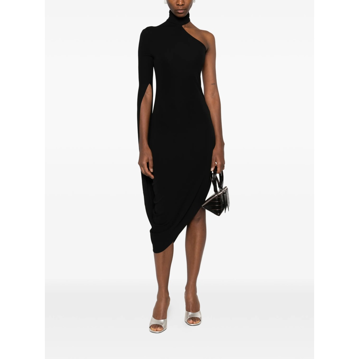 asymmetric midi dress - Img 2