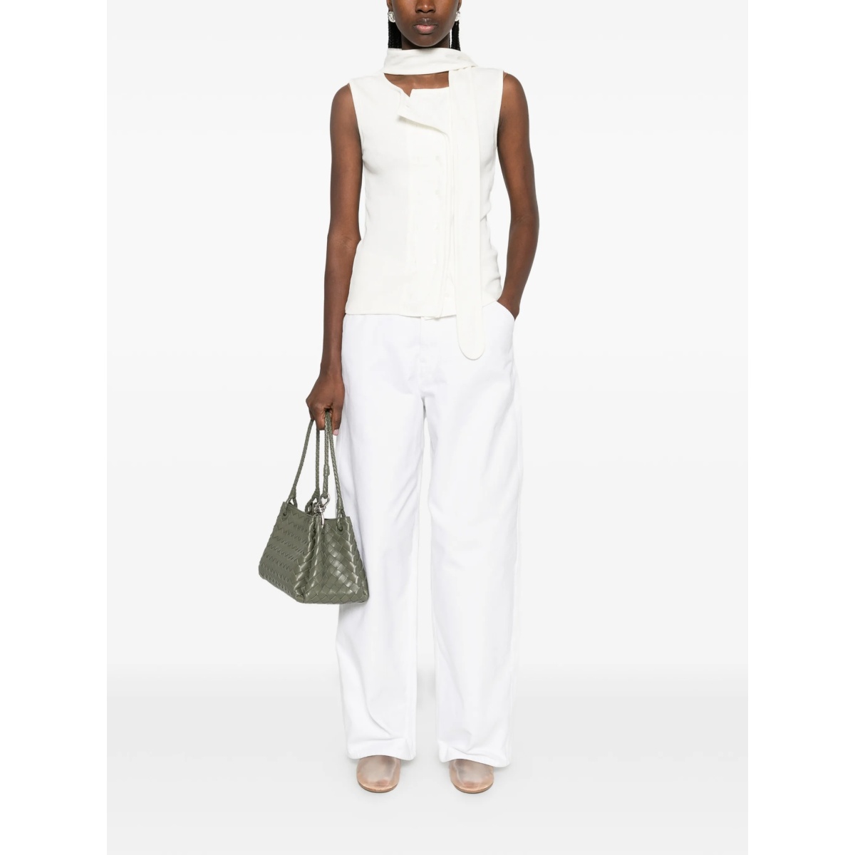 asymmetrical fitted top - Img 2