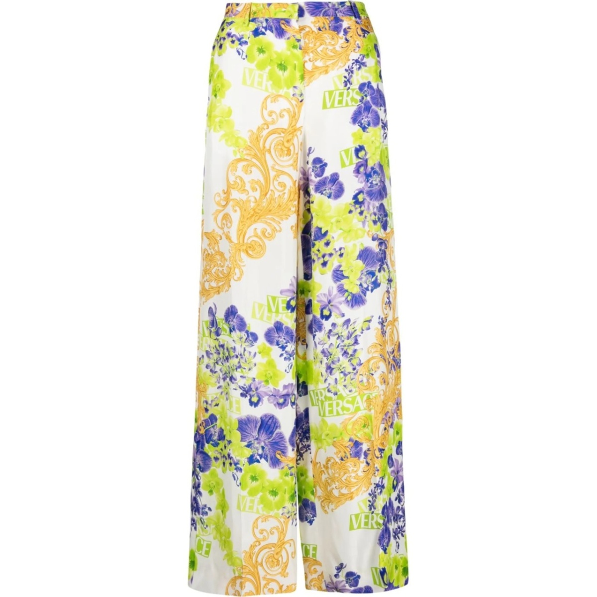baroque-print trousers