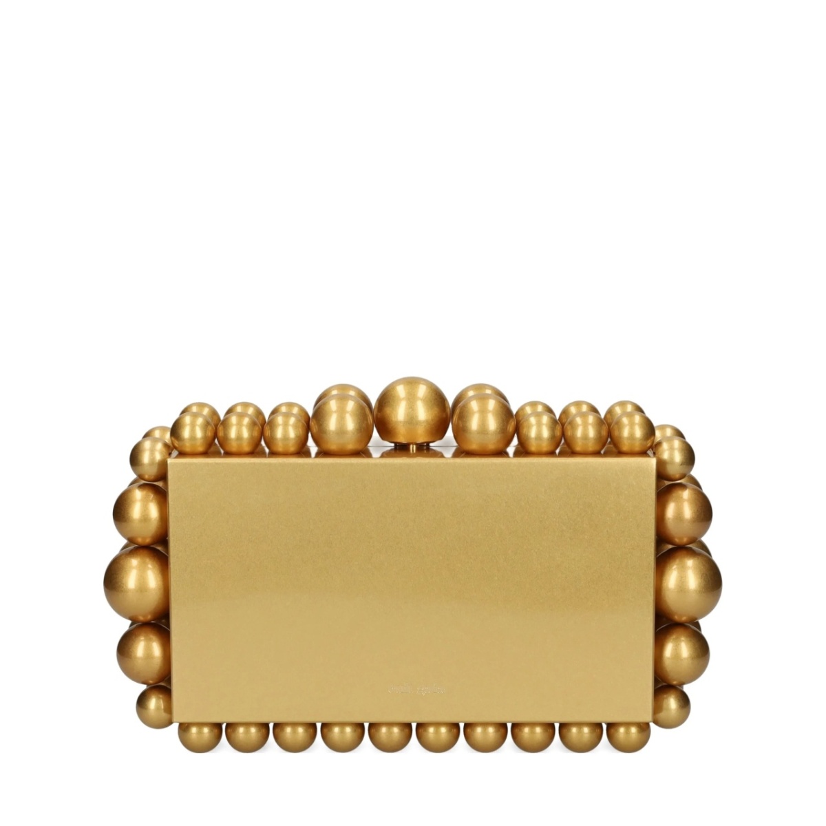 bead-embellished clutch bag