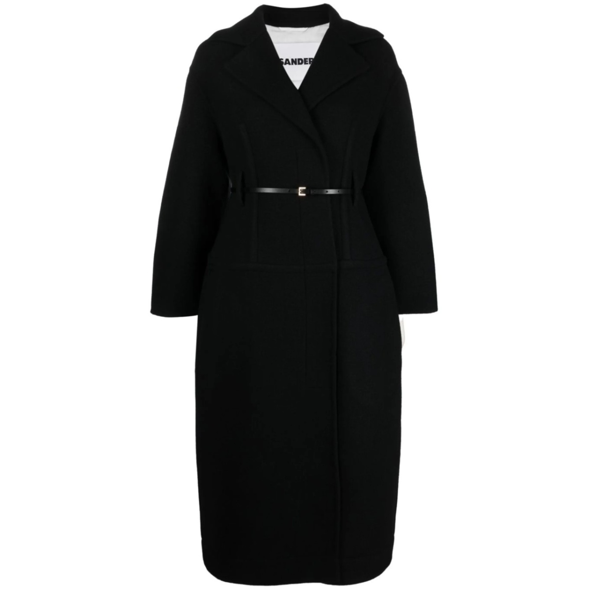 belted wool coat