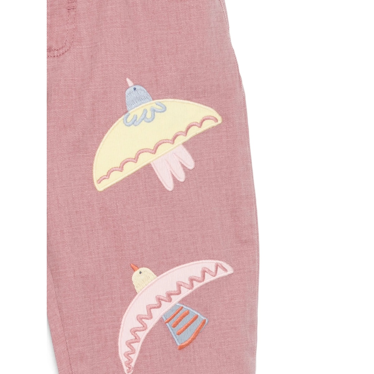 birds-embroidery jeans - Img 3