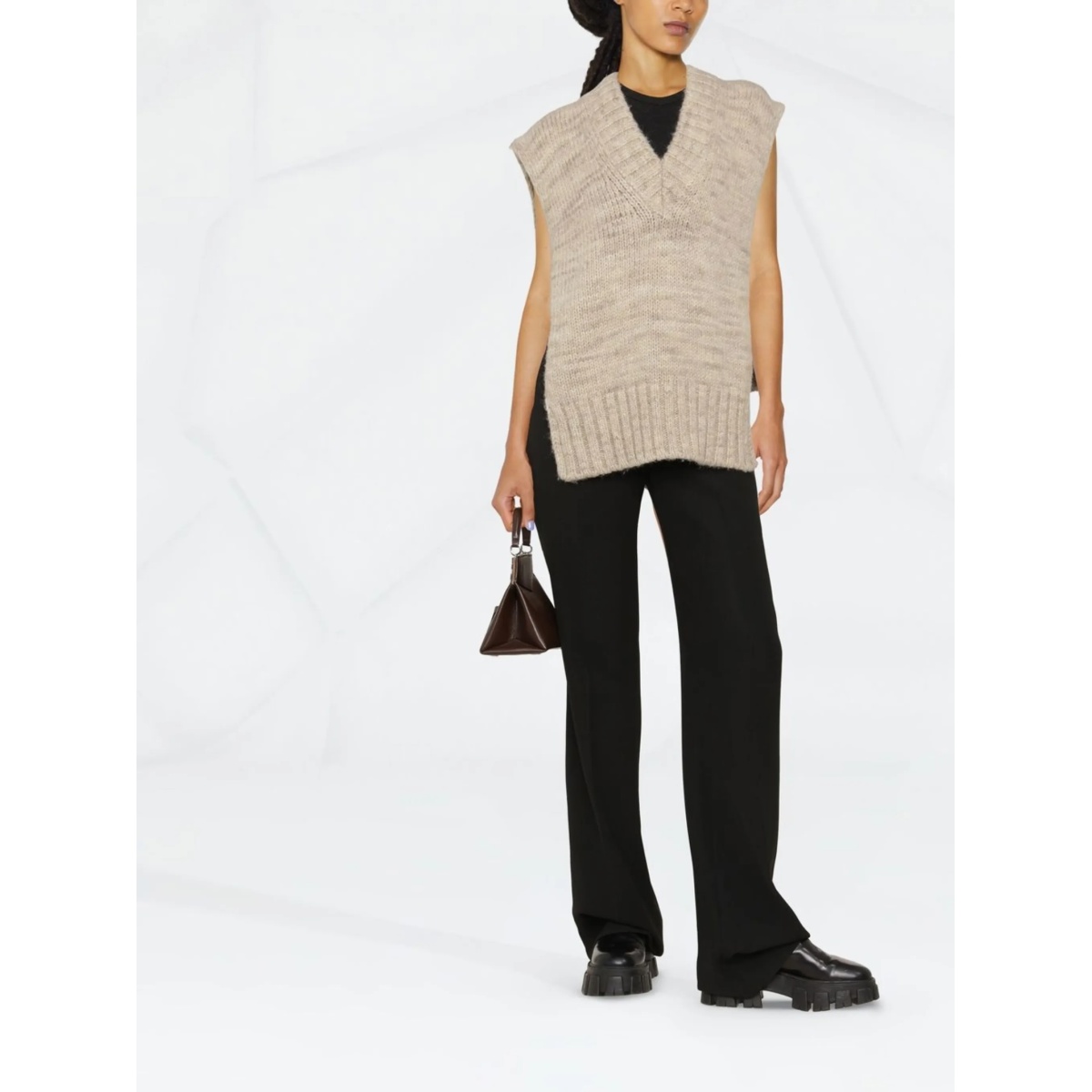 Botanical Dye knitted vest - Img 2