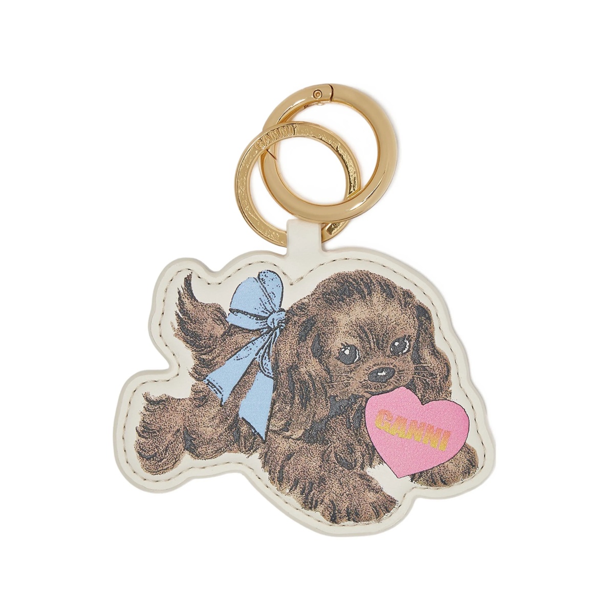 Brown Puppy keyring