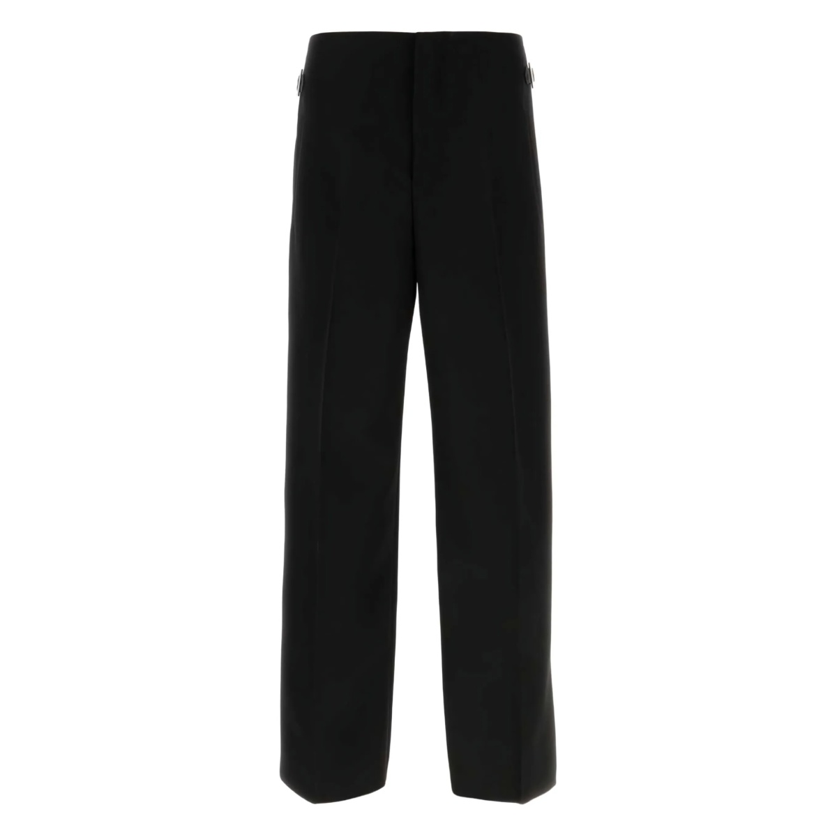 buckle-detail wool trousers