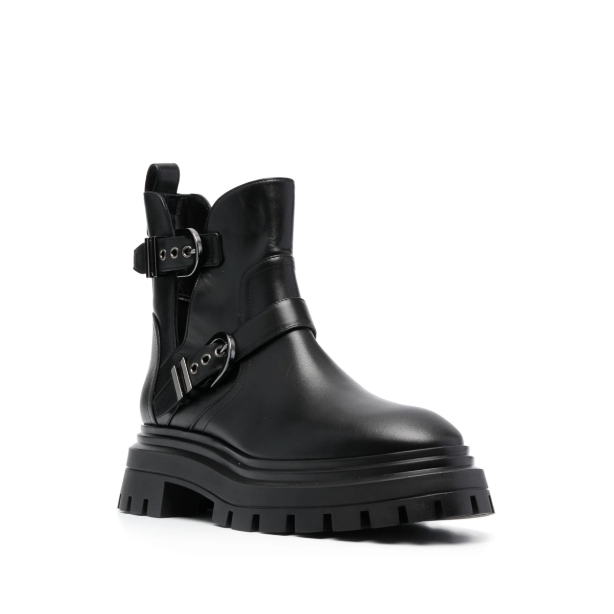 buckle-fastening leather ankle boots - Img 2