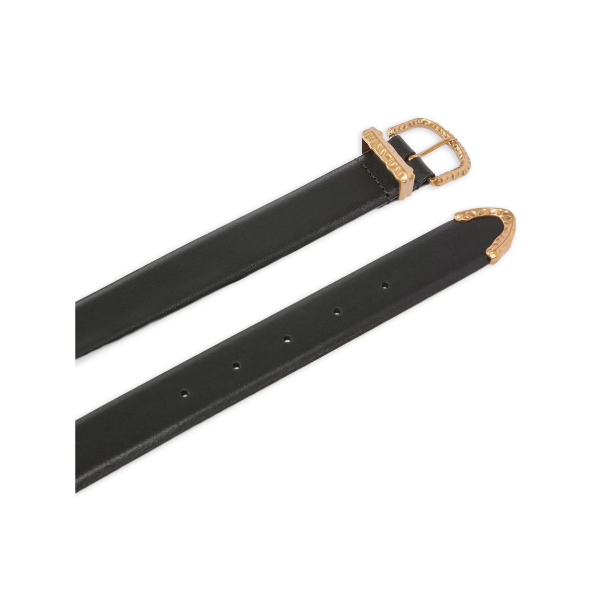 buckled leather belt - Img 4