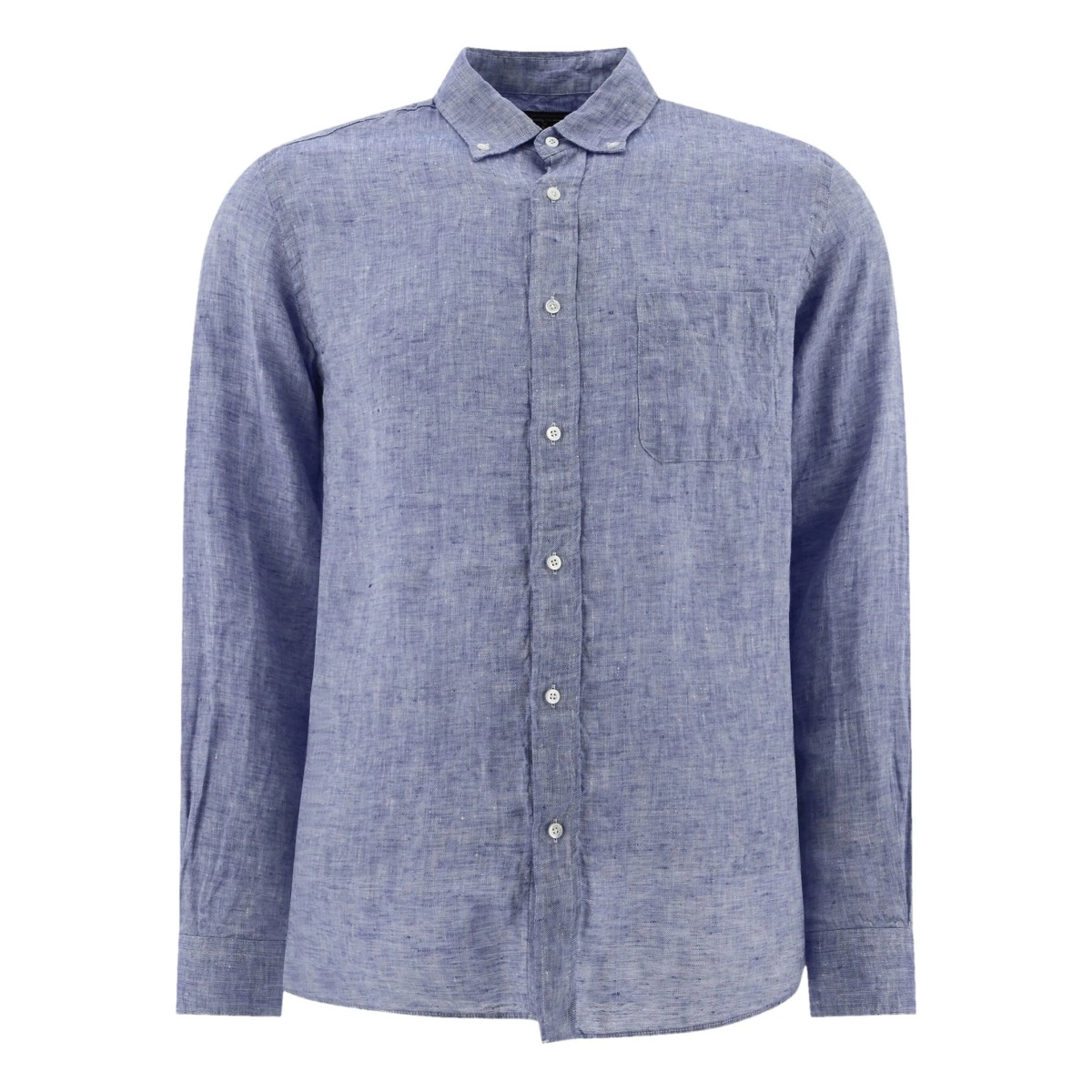 button-down linen shirt