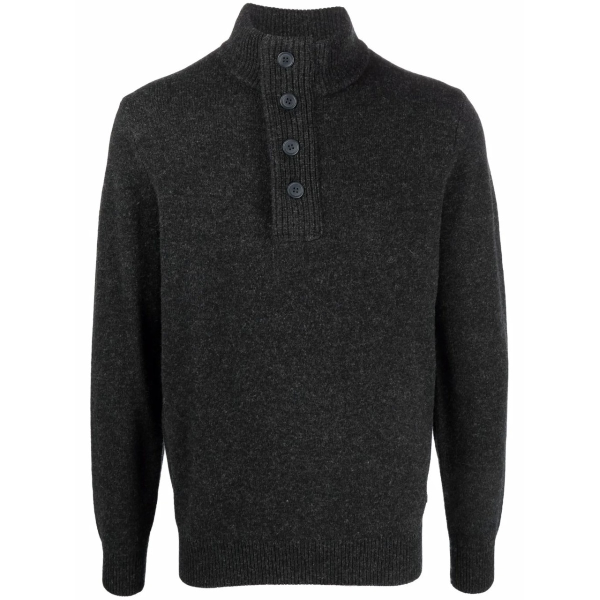 button-down pullover wool jumper
