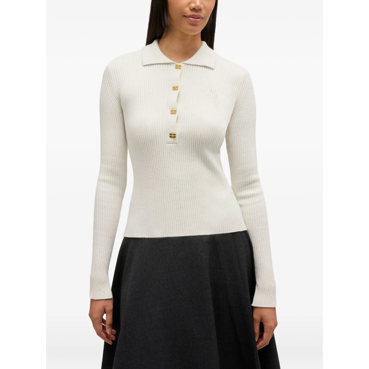button ribbed polo shirts - Img 3