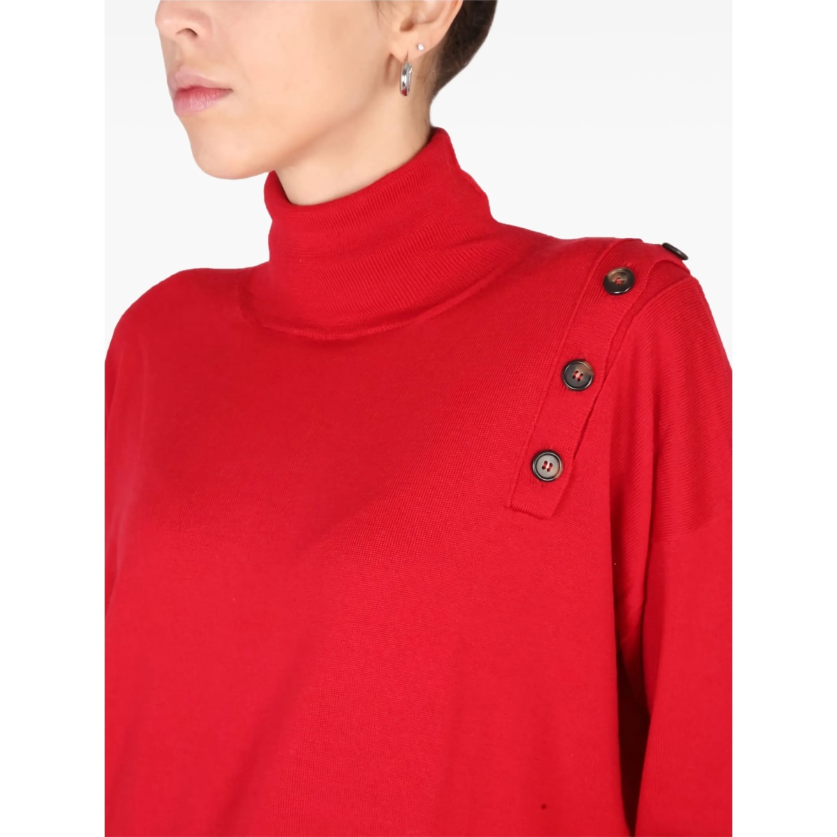 button turtleneck sweater - Img 4