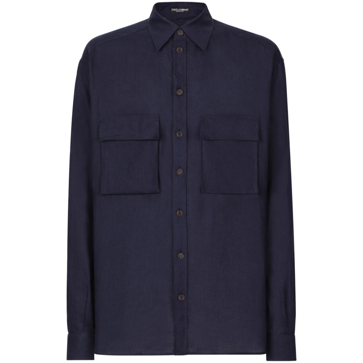 button-up linen shirt