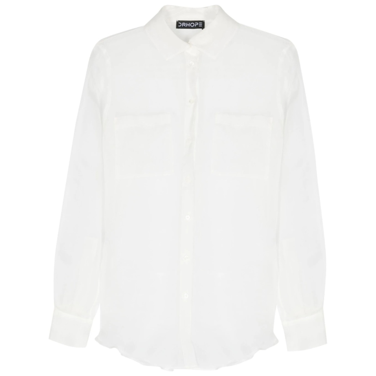 button-up silk shirt