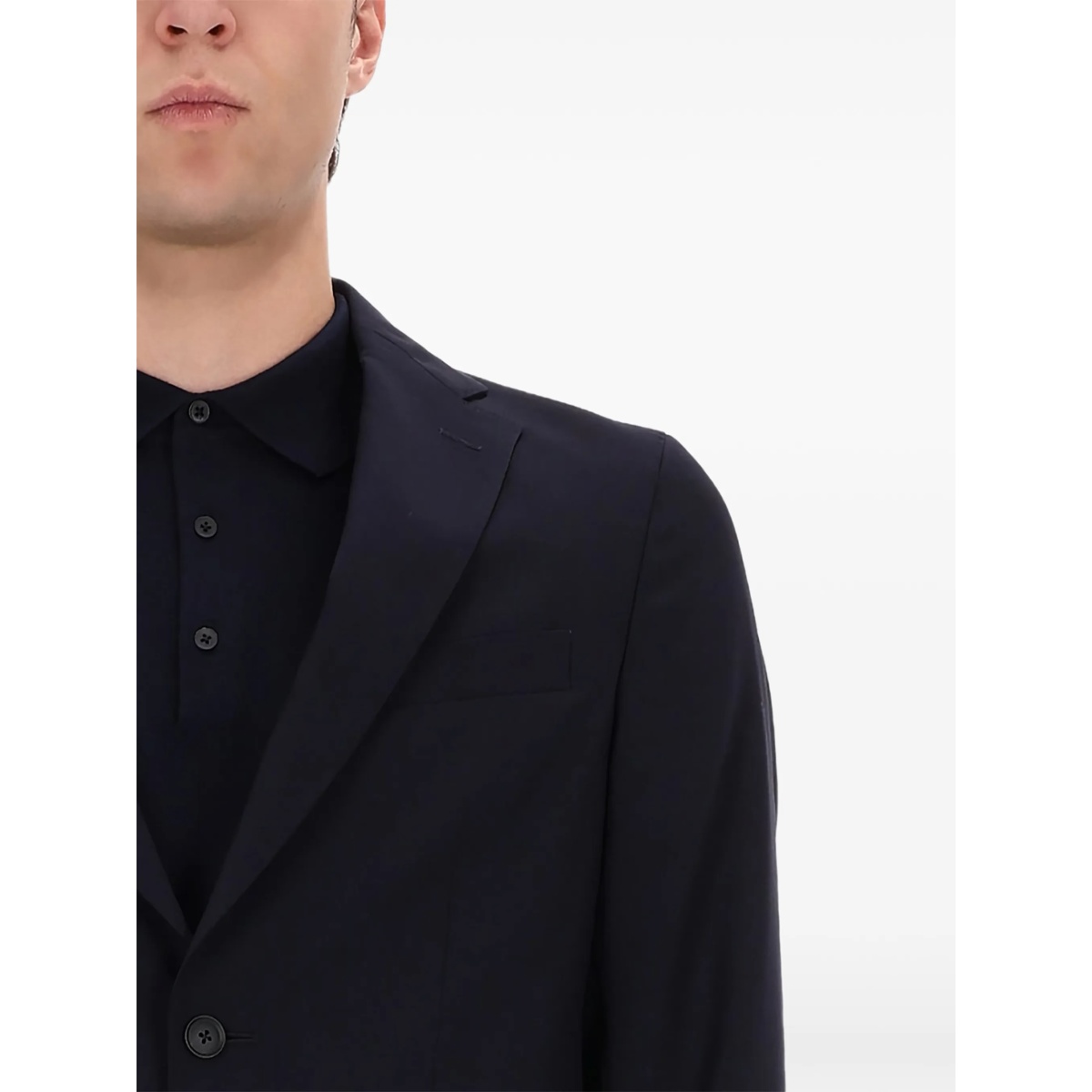 button virgin wool blazer - Img 2