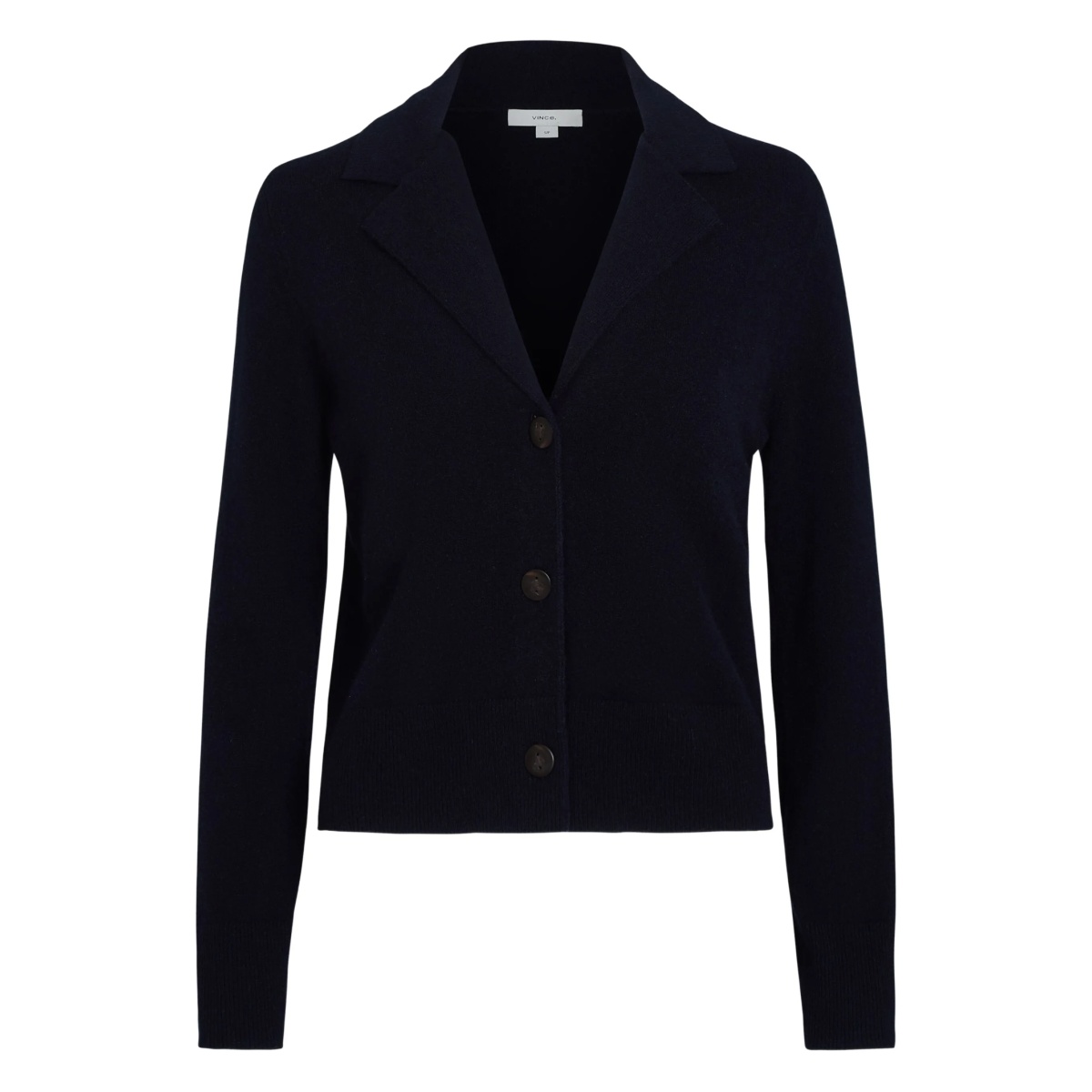 buttoned collar cardigan