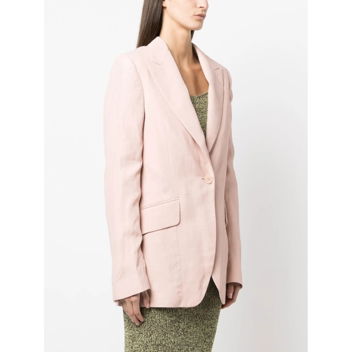 buttoned single-breasted blazer - Img 3