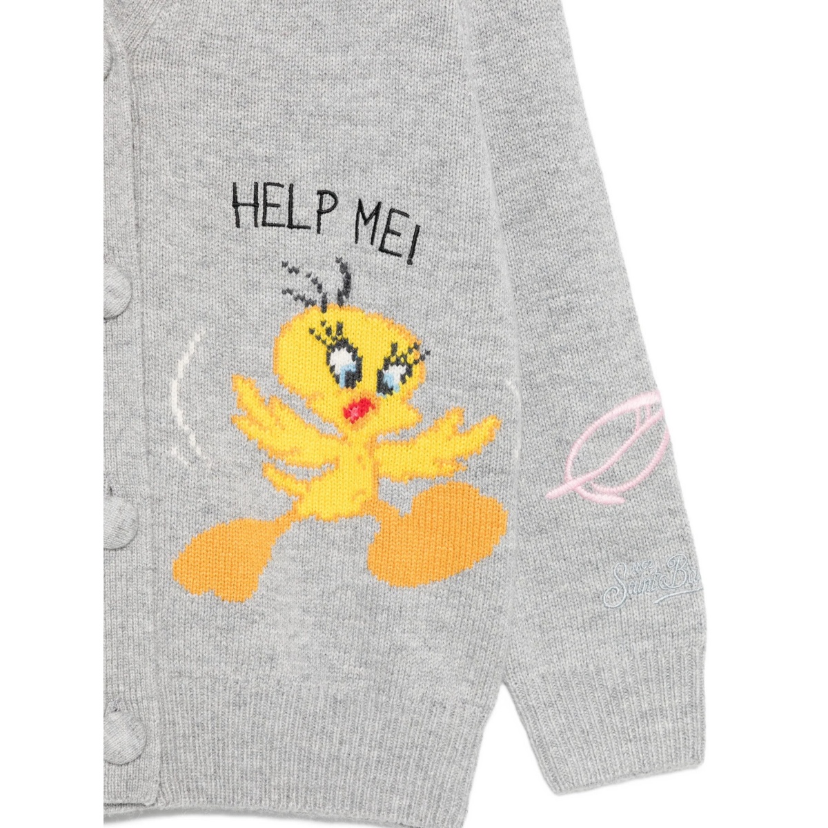 cartoon-print cardigan - Img 3