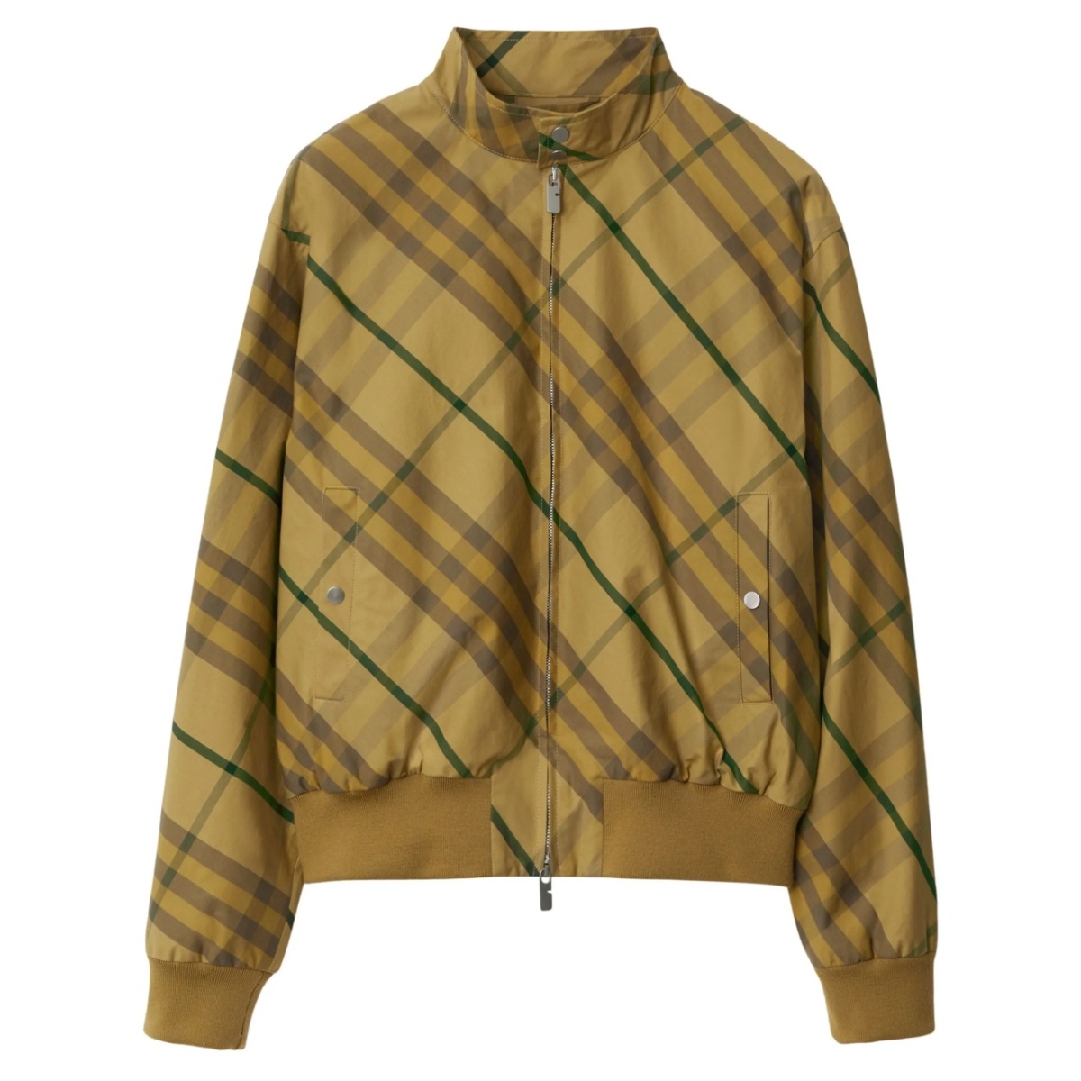 Check bomber jacket