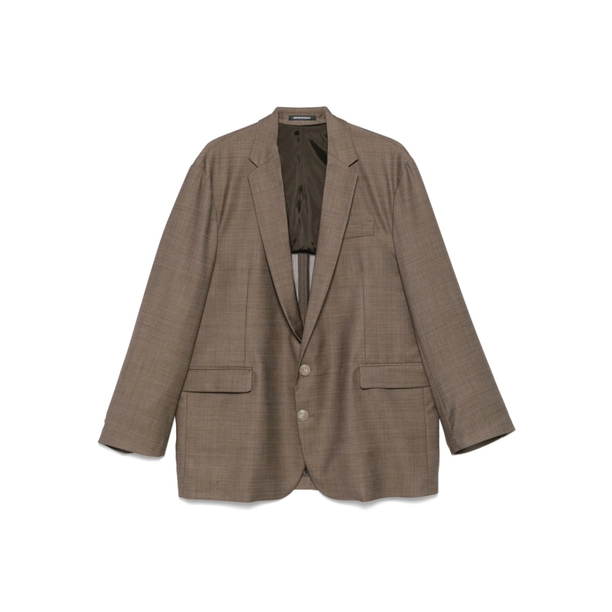 check-pattern blazer