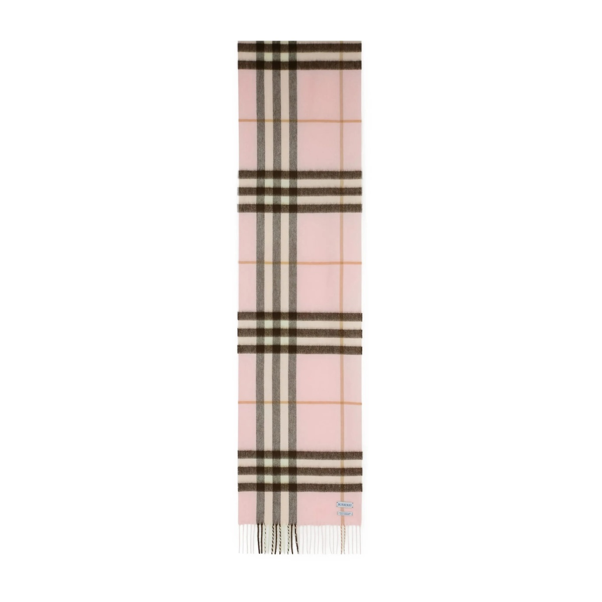 check-pattern fringed scarf - Img 2