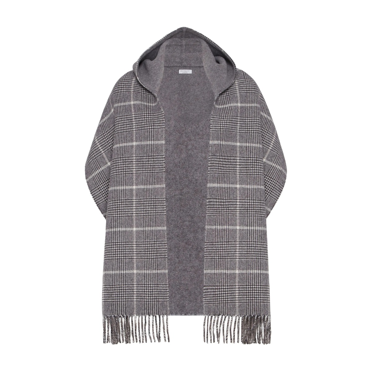 checked cashmere scarf
