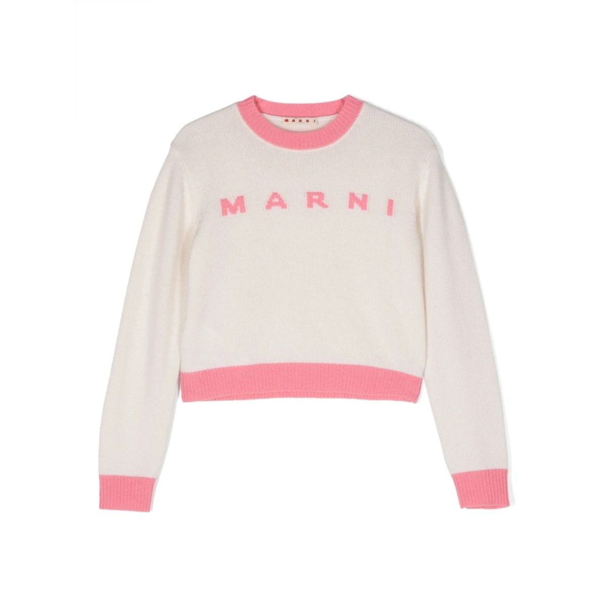 colour-block knitted sweatshirt