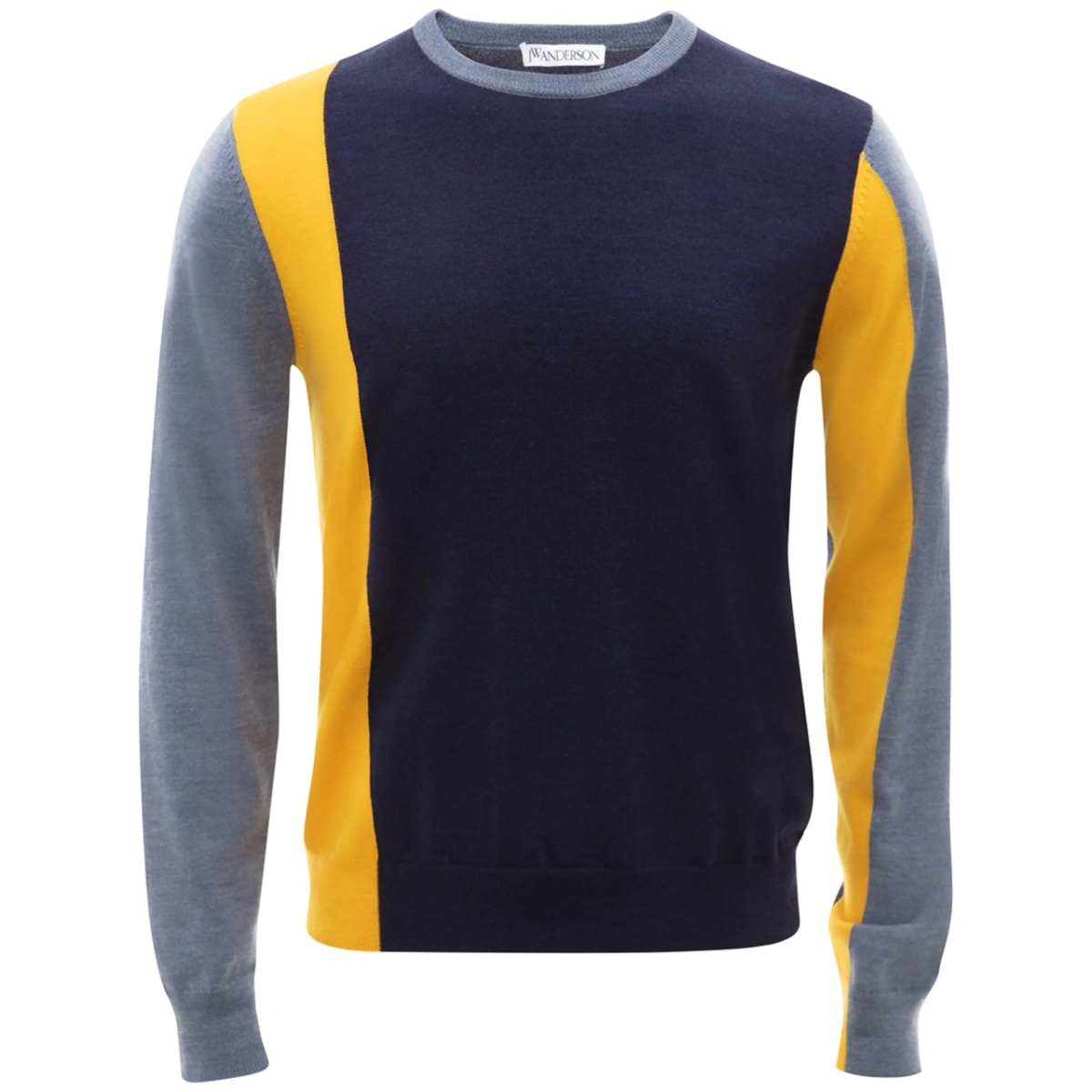 colour-block long-sleeve jumper