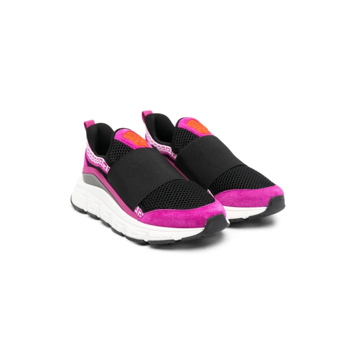 colour-block slip-on sneakers