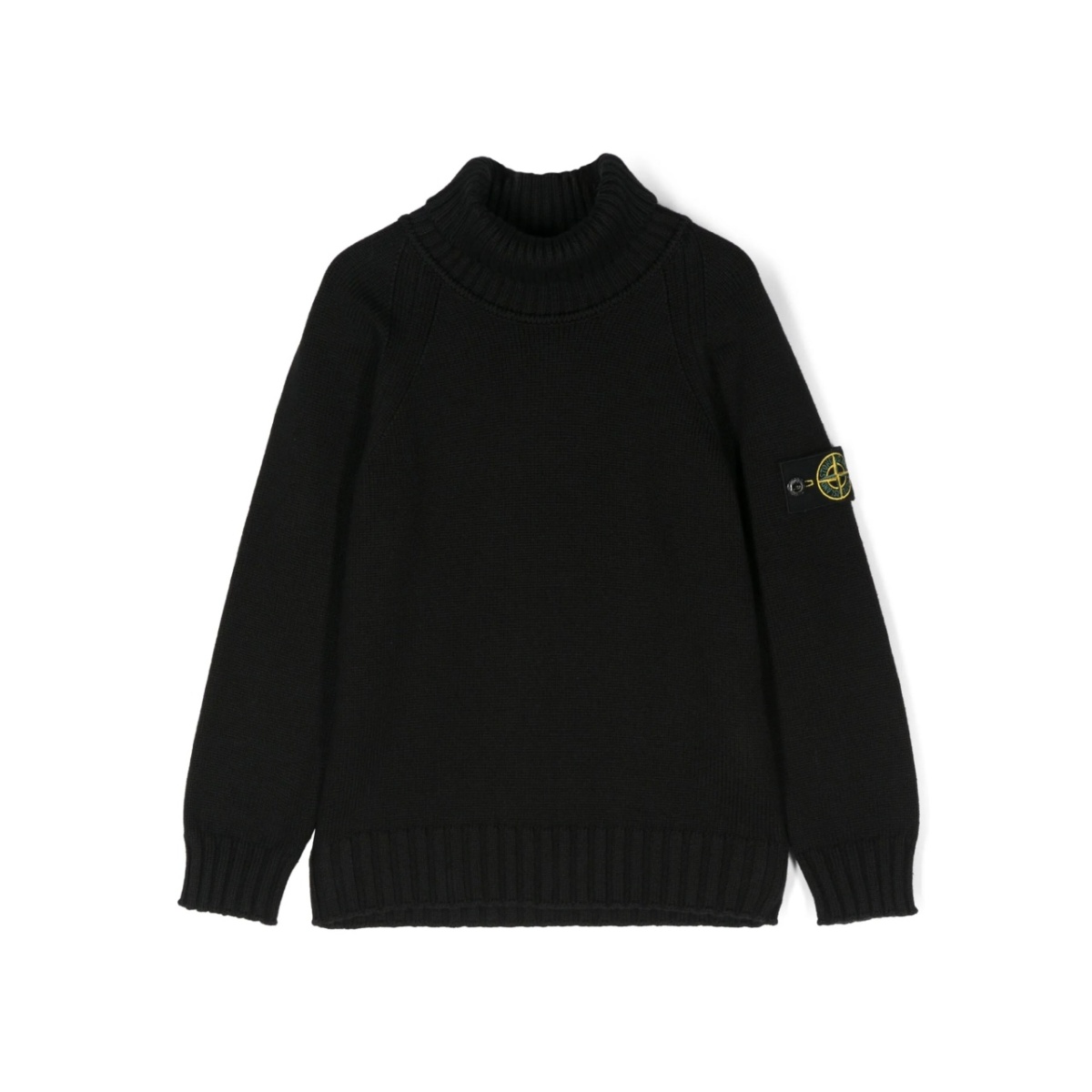 Compass-badge sweater