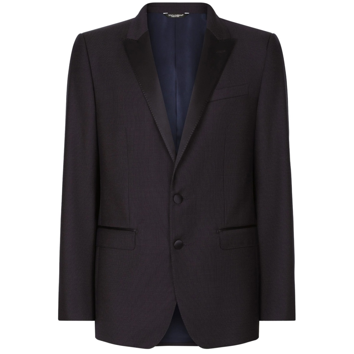 contrasting lapels two-piece suit