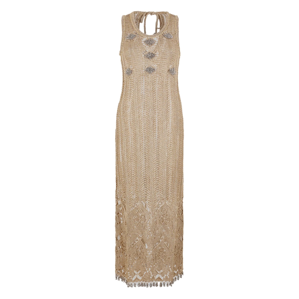 crochet midi dress