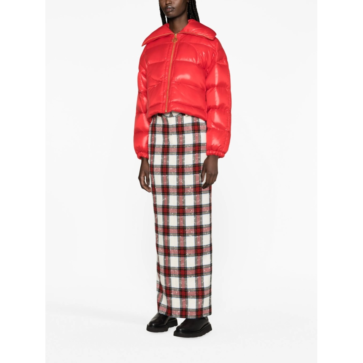 cropped puffer jacket - Img 2