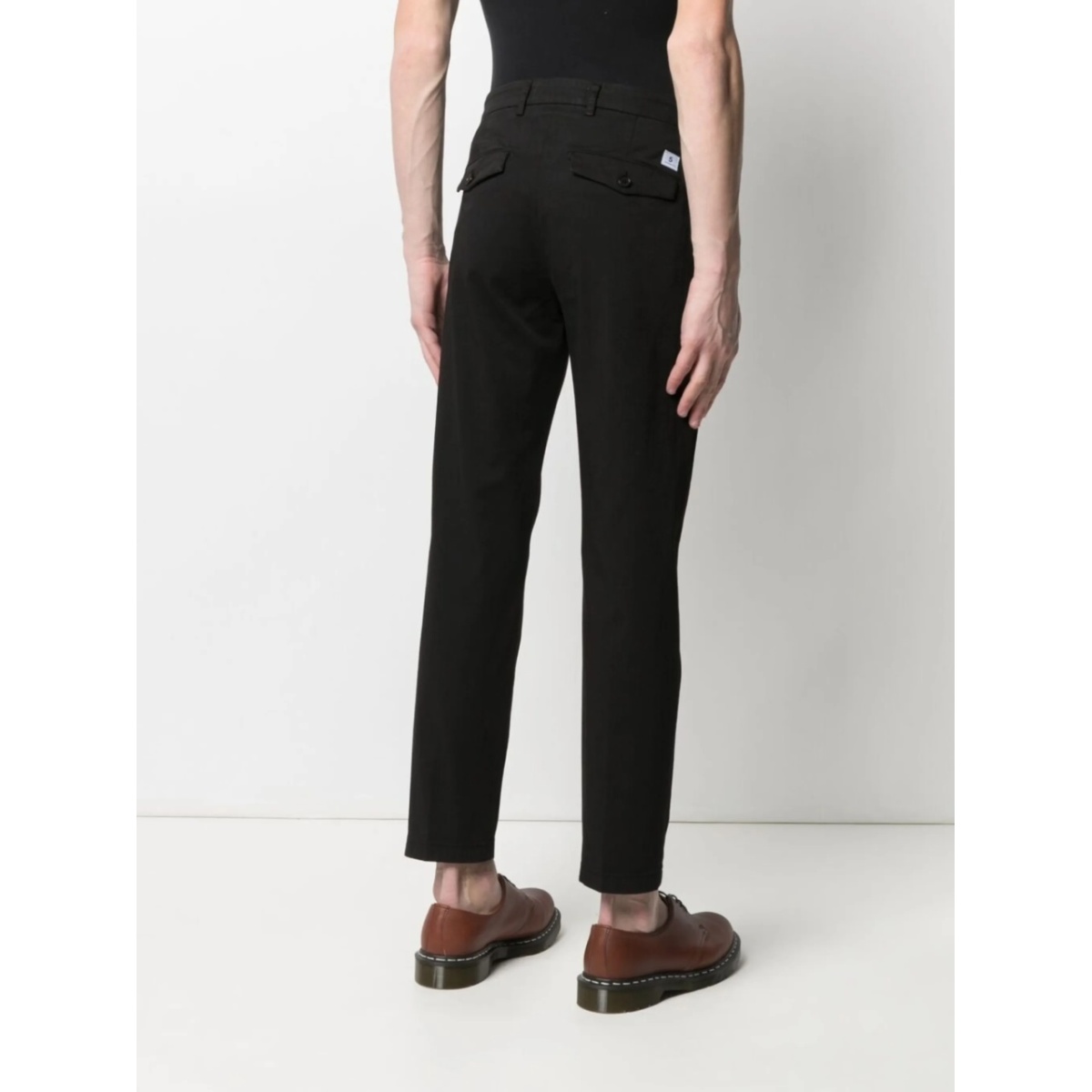 cropped straight-leg trousers - Img 4