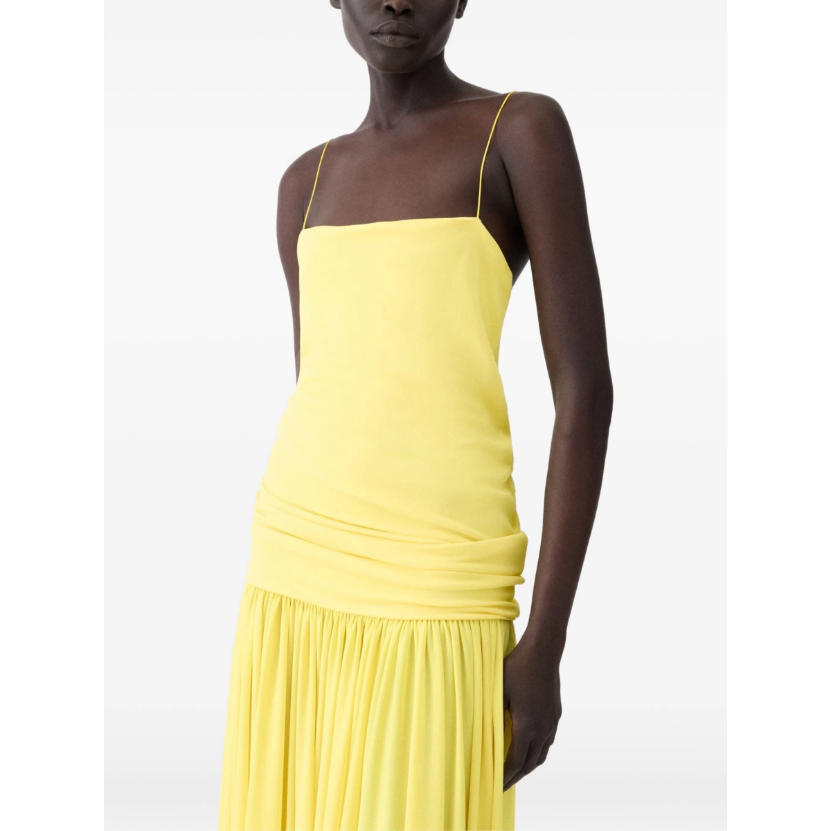 cross-back gathered dress - Img 4