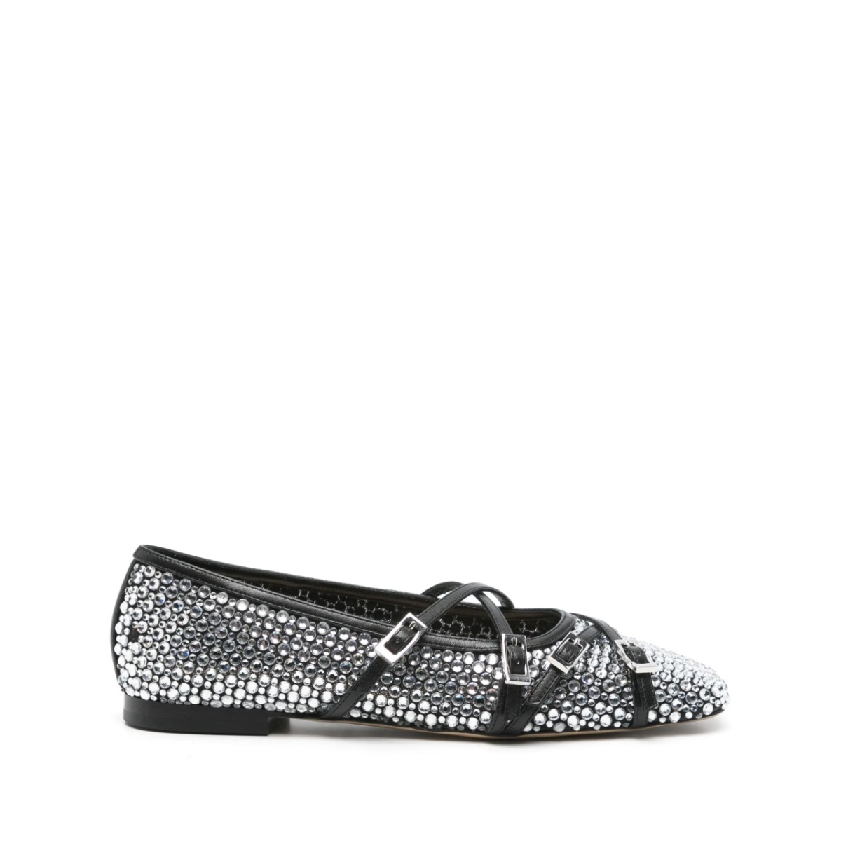 Crystal Net ballet flats