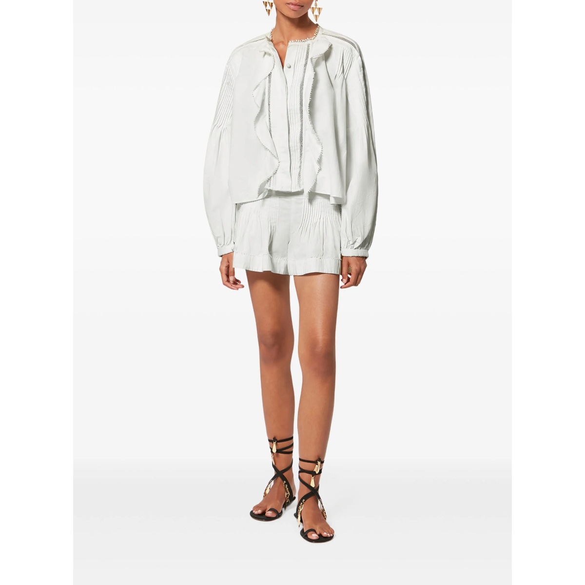 Cubraly ruffled lace shirt - Img 2
