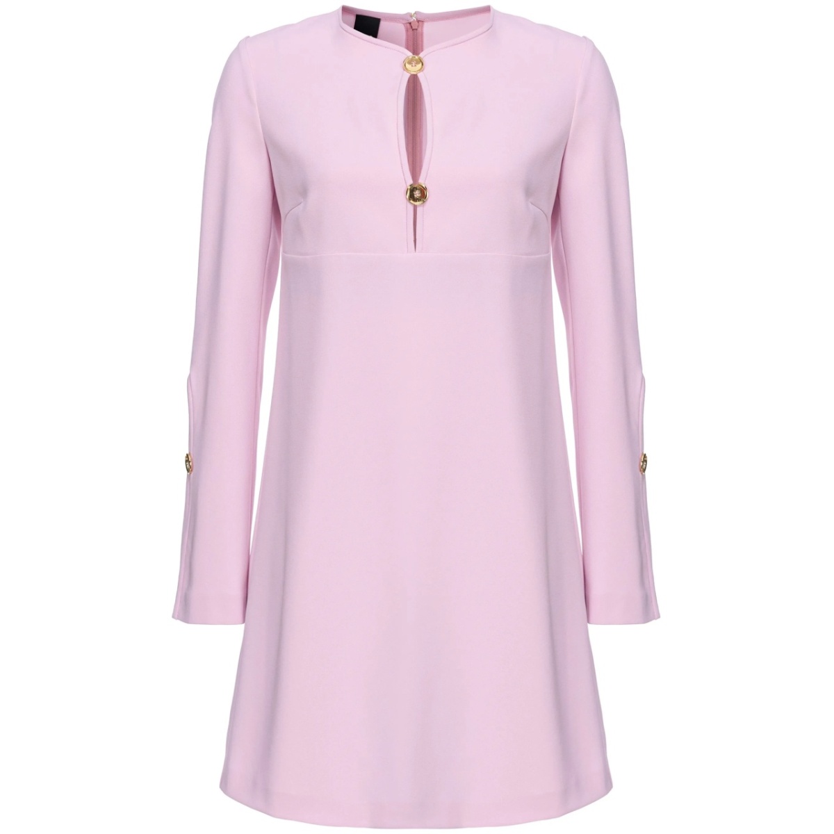 cut-out flared minidress