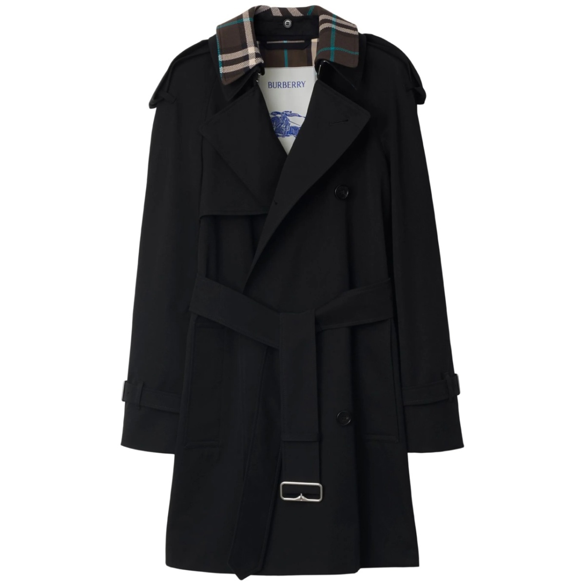 detachable-collar trench coat