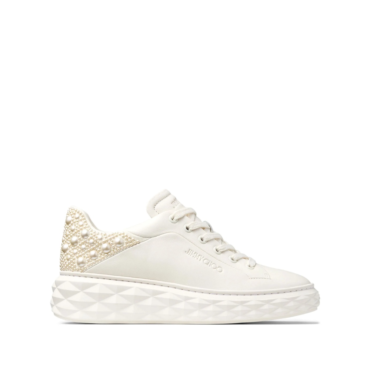 Diamond Maxi pearl-embellished sneakers