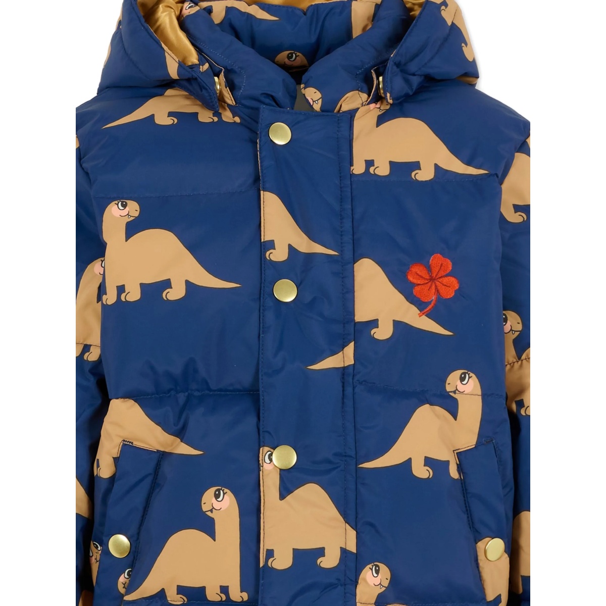 dinosaur-print puffer jacket - Img 3