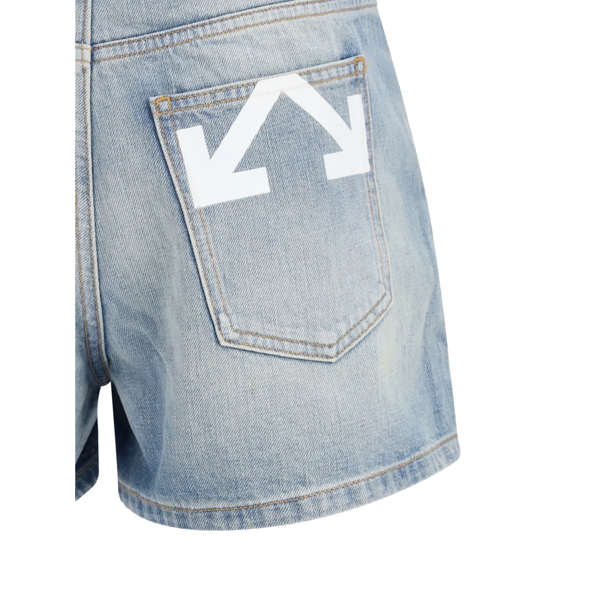 Doll bleached arrow denim shorts - Img 3