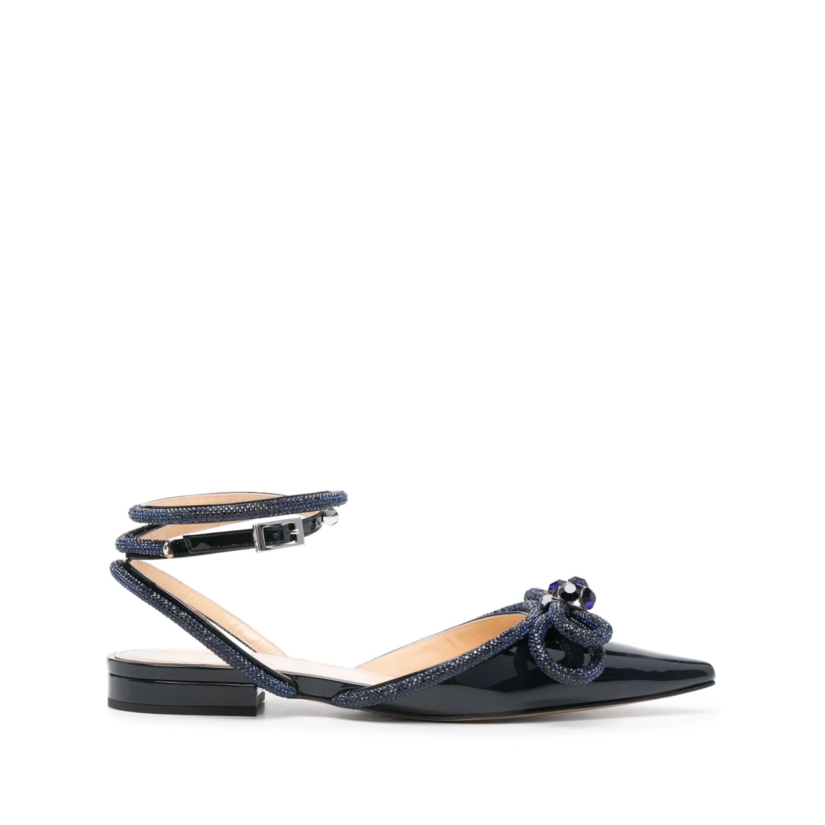 Double Bow ballerina shoes